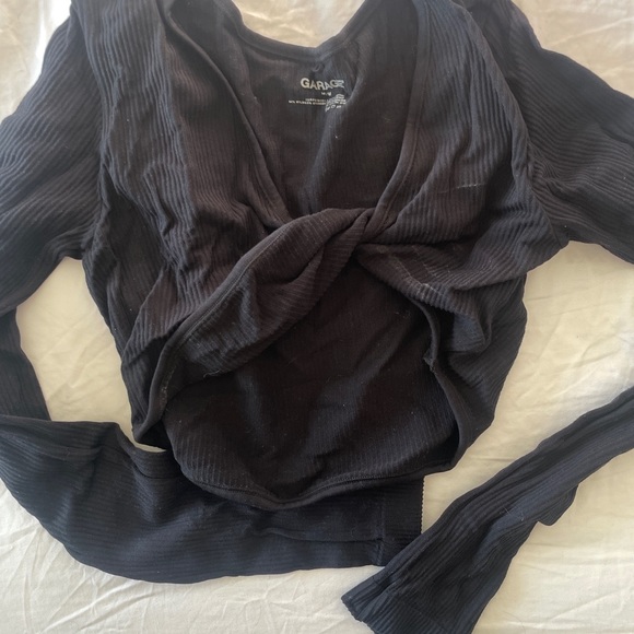 black long sleeve going out top - Picture 2 of 2